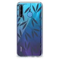 Huawei P30 Lite Case Leaves Blue - thumbnail