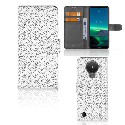 Nokia 1.4 | Telefoon Hoesje | Stripes Dots