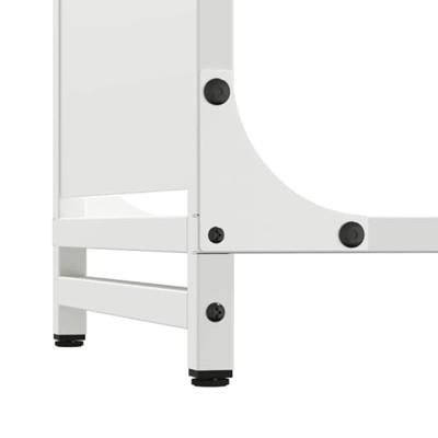 Brandhoutrek 44x28x65 cm koudgewalst staal wit Brandhoutrek 44x28x65 cm koudgewalst staal wit