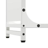 Brandhoutrek 44x28x65 cm koudgewalst staal wit - thumbnail