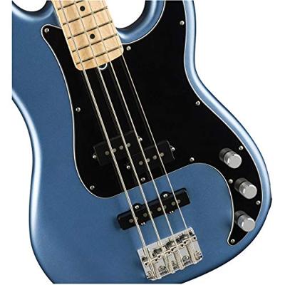 Fender American Performer Precision Bass Satin Lake Placid Blue MN met gigbag