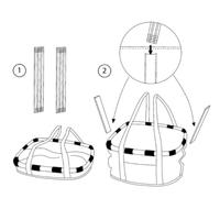 RIXEN & KAUL shoppertas "bikebasket" shopping bag r&k bikebasket bubbles anthr. - thumbnail