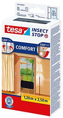 tesa COMFORT 55910-00021-00 Vliegenhor voor deur (b x h) 1200 mm x 2500 mm Antraciet 1 stuk(s) - thumbnail