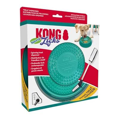 Hondenspeelgoed licks spinz l groen Kong - Kong