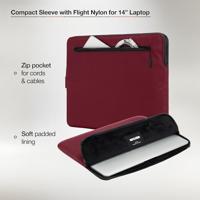 Incase Compact Flight nylon sleeve MacBook Pro 14" - Cosmic Red - thumbnail