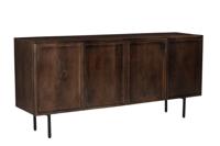 Livingfurn Dressoir 'Elan Brown' Mangohout, 180cm - thumbnail