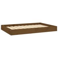 VidaXL Hondenmand 91,5x64x9 cm massief grenenhout honingbruin - thumbnail