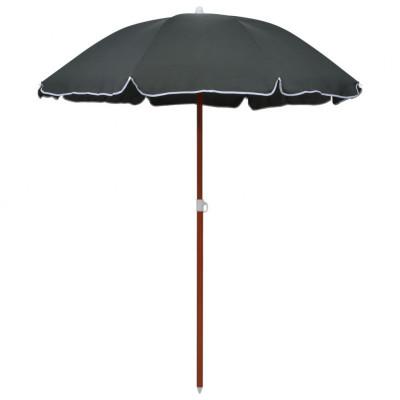 VidaXL Parasol met stalen paal 180 cm antracietkleurig