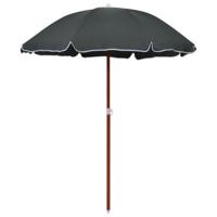 VidaXL Parasol met stalen paal 180 cm antracietkleurig - thumbnail
