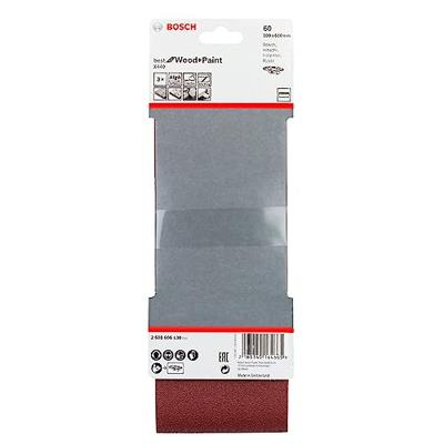 Bosch Accessories 2608606130 2608606130 Schuurband Korrelgrootte (num) 60 (l x b) 610 mm x 100 mm 3 stuk(s) Bosch Accessories 2608606130 2608606130 Schuurband Korrelgrootte (num) 60 (l x b) 610 mm x 100 mm 3 stuk(s)