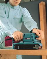 Makita S_0380_2085495 9911J Bandschuurmachine 650 W Bandbreedte 76 mm Bandlengte 457 mm - thumbnail