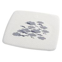 RIDDER douchemat helgoland 54x54 cm wit en blauw - thumbnail