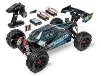 Carson Modellsport Virus 4.2 XL Zwart, Turquoise 1:8 RC auto Elektro Buggy 100% RTR 2,4 GHz Incl. accu, oplader en batterijen voor de zender - thumbnail