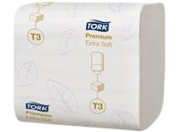 Toiletpapier tork t3 premium gevouwen wit 114276 - thumbnail