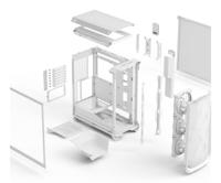 Fractal Design Meshify 3 Ambience Pro RGB White TG Clear Tint - thumbnail