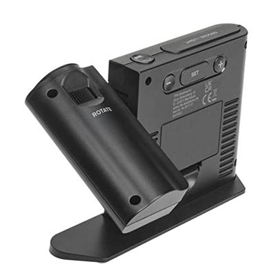 TFA Dostmann 60.5017.01 Wekker Zendergestuurd Zwart Alarmtijden 1