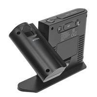 TFA Dostmann 60.5017.01 Wekker Zendergestuurd Zwart Alarmtijden 1 - thumbnail