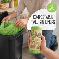 Eco Green Living Composteerbare afvalzakken 30 liter - 18 stuks - thumbnail