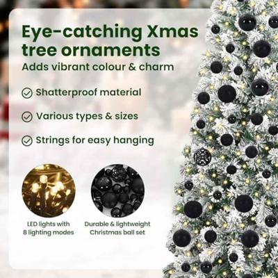 VidaXL Kunstmatige inklapbare kerstboom groen en wit 180 cm