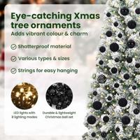 VidaXL Kunstmatige inklapbare kerstboom groen en wit 180 cm - thumbnail