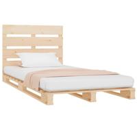 Bedframe zonder matras massief grenenhout 200x200 cm - thumbnail