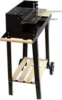 Houtskoolbarbecue - verrijdbaar - thumbnail