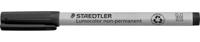 Staedtler Foliestift Lumocolor M non-permanent 315 315-9 Zwart - thumbnail