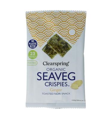 Clearspring Seaveg - Crispies ginger bio 4 Gram