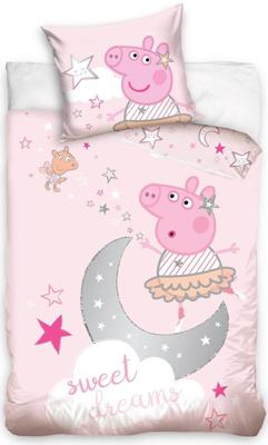 Peppa Pig Sweet Dreams Dekbedovertrek 140 x 200 cm - 50 x 70 cm