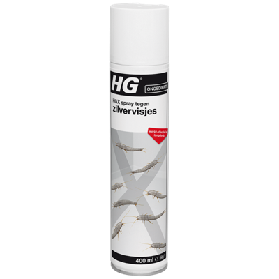 HG x spray tegen zilvervisjes 400ml