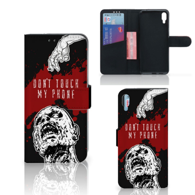Sony Xperia L3 Portemonnee Hoesje Zombie Blood Sony Xperia L3 Portemonnee Hoesje Zombie Blood