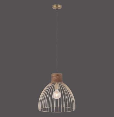 Just Light HanglampAlami bruin messing - 11489-60
