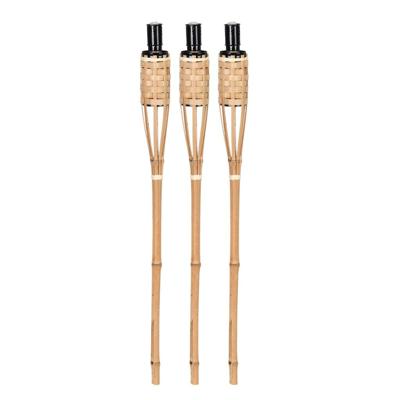 Esschert Design fakkels 62.6 cm 3 stuks bamboe