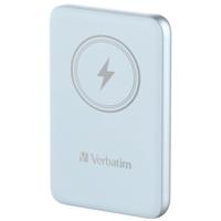 Verbatim Charge n Go Magnetic Wireless Powerbank 10000 mAh Fast Charge, Quick Charge 3.0, USB PD 3.0, Adaptive Fast Charge LiPo USB-C Blauw - thumbnail