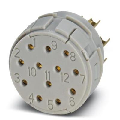 Contactinzetten met soldeercontacten voor serie RC, UC en TC 1598466 RC-12S1N120000 Phoenix Contact Inhoud: 1 stuk(s)