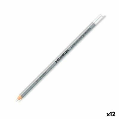 Markeerstift Staedtler Non-Permanent Wit (12 Stuks)