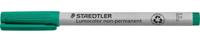 Staedtler Lumocolor 316, OHP-marker, non permanent, 0,6 mm, groen - thumbnail