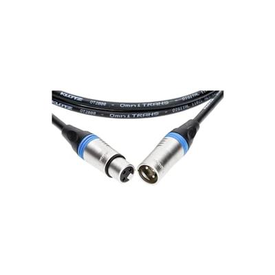 Klotz LX2-3X1K2-01.0 Professionele DMX-kabel met XLR-connectoren 1 meter Klotz LX2-3X1K2-01.0 Professionele DMX-kabel met XLR-connectoren 1 meter