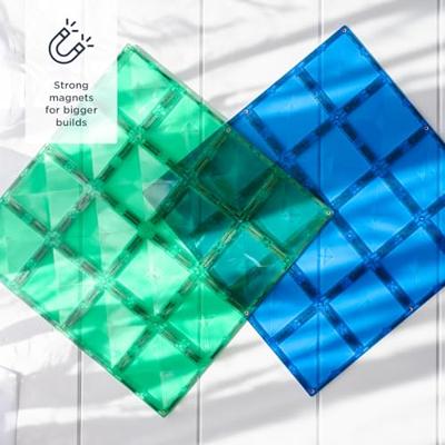 Connetix Base Plate Groen/Blauw 2 stuks