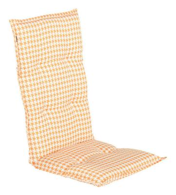 Hartman Tuinkussen 'Poule' t.b.v. Tuinstoel hoge rug, kleur Geel