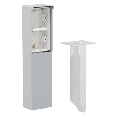 Niko Hydro Tuinpaal met twee lege inbouwdozen en grondpin 700-36820