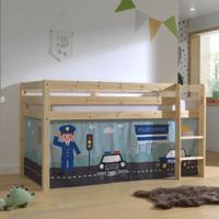 Gordijn Charlie Politie - thumbnail