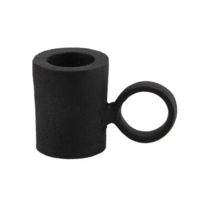 Daan Kromhout Kaarsenhouder dobra metaal zwart 7 cm | 24 stuks