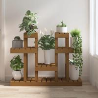 VidaXL Plantenstandaard 104,5x25x77,5cm massief grenenhout honingbruin - thumbnail