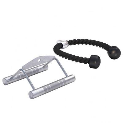 Trainingsgrepen set: Triceps touw en Roeigreep Trainingsgrepen set: Triceps touw en Roeigreep