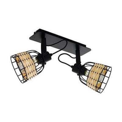 Eglo Dubbele rotan spotAnwick 1 - 43325