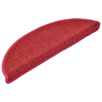 Trapmatten 10 st 56x17x3 cm Bordeaux Halfrond