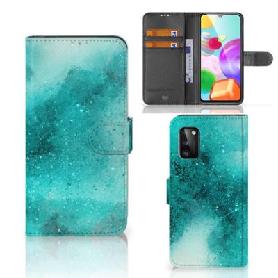 Hoesje Samsung Galaxy A41 Painting Blue Hoesje Samsung Galaxy A41 Painting Blue