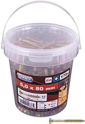 Connex Pz-Schroef 5.0X80 Vz Emmer 175St - B30045