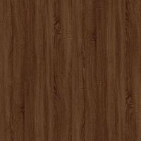 Salontafel 100x50x35 cm bewerkt hout bruineikenkleurig - thumbnail